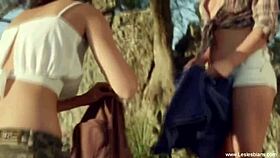 Martina Helps Nikol Become a Lesbian