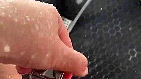 Hot Aesthetic Stepsis Masturbates In Sunny Shower!