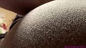 Homemade Video of Girlfriend's Fat Ass Farting