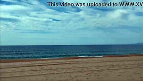 guy spills milk on nude beach, hilarious moment