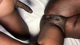 Long Lasting Husband Dicks BBW Wife to Stupor on Bed!