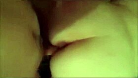 Chubby white milf with big tits and ass gets her pussy pounded doggy style with monster cock creampie.