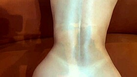 Watch this cute brunette get choked and gagged in POV bathroom fuck.