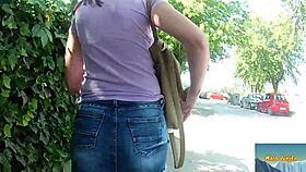 Flashing nude pussy on bosnia streets with mala dvojka