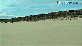 guy spills milk on nude beach, hilarious moment