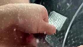 Hot Aesthetic Stepsis Masturbates In Sunny Shower!