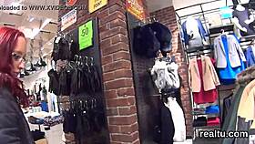 i'm the flawless czech cutie, watch me get teased in the hypermarket and nailed in pov