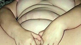 This milf is playing with her soft and cumming