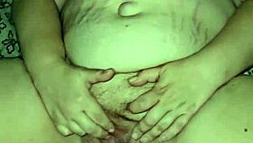 This milf is playing with her soft and cumming