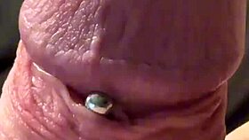 uhh, my first big piercing cumshot, man, didn’t expect it to hit like that!