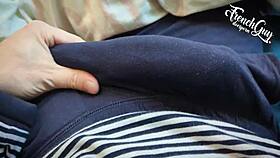 french guy makes you suck his big cock with insults