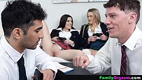 Girls Stuffed With College Brothers Dick In Missionary Orgy!