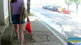 Flashing nude pussy on bosnia streets with mala dvojka