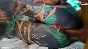 bbc dominates alt babe with anal orgasm