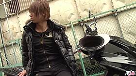 Dude, small-tittied Japanese Shino Tanaka gets her pussy filled with cum!