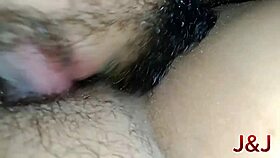 My friend licks my latina pussy while I enjoy it.