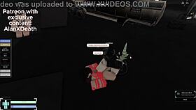 I found this precious girl and fucked her wild in the Roblox Criminality condo.