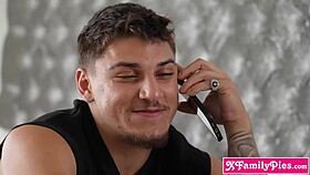 Alex Coal helps stepbro fuck Aria Valencia