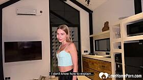 Big booty Russian girlfriend receives a deep tissue massage