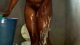 Curvy Young Girl Enjoys Morning Shower