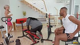 Bangbros - Miss Sally loves two huge cocks at once before messy facial!