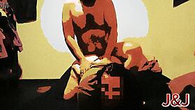 My friend licks my latina pussy while I enjoy it.