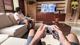 i fuck my stepbro's best friend before he comes back 😈