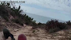 guy spills milk on nude beach, hilarious moment