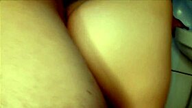 young maid fucks her husbands brother standing in the bathroom