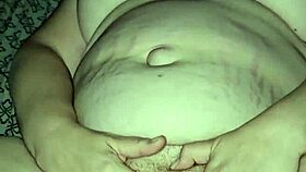 This milf is playing with her soft and cumming