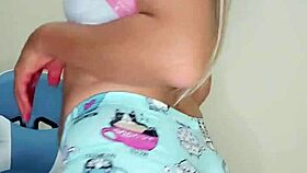 Linda Rosadita Transsexual With Pink Cock In Crossdressing Action!