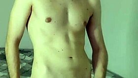 Masturbating to cum on webcam.