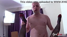 Agedlove Lady SXTASY STRIPS For BIG JOHNNY