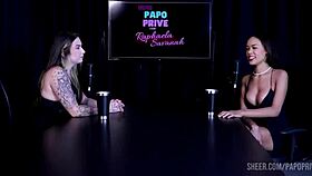 Alice Vasconcelos shares best moments in private chat with Raphaela Savanah, part 3.