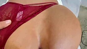 Colombian Stepdaughter's Ass Gaped Wide from Intense Anal Sex