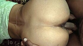 mature wife dominates in bathroom with boots and interracial play