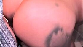 Pretty skinny girl caught bathing, clothes ripped, moaning as she takes big cock