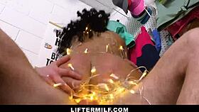 Latina Milf Punished for Stealing in Garage