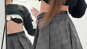 Chloe's Big Ass Seduces Torbe in Mirror Fuck