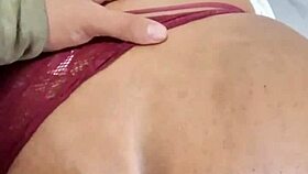 Colombian Stepdaughter's Ass Gaped Wide from Intense Anal Sex