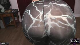 sinn sage showing off her perfect pair of tits while doing a striptease