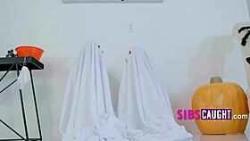 step-sis slutfest halloween fuckfest