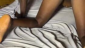 hot fuck with my teen girlfriend and her big black cock