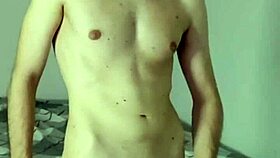 Masturbating to cum on webcam.