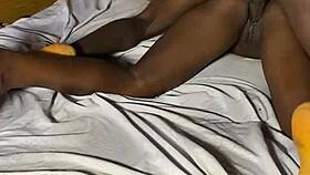 hot fuck with my teen girlfriend and her big black cock