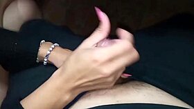 Mommy Jerks Me To Cumshot Under Table