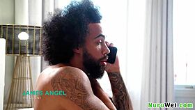 lacey jayne james angel does nuru massage at home