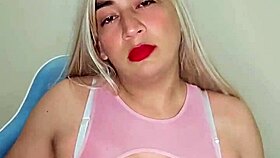 Linda Rosadita Transsexual With Pink Cock In Crossdressing Action!