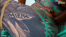 bbc dominates alt babe with anal orgasm