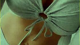 wifey stuns in her perfect tit flashing shirt